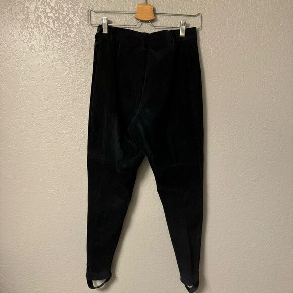 Vintage 80’s Esprit Navy Corduroy Stirrup Pants - Picture 4 of 5